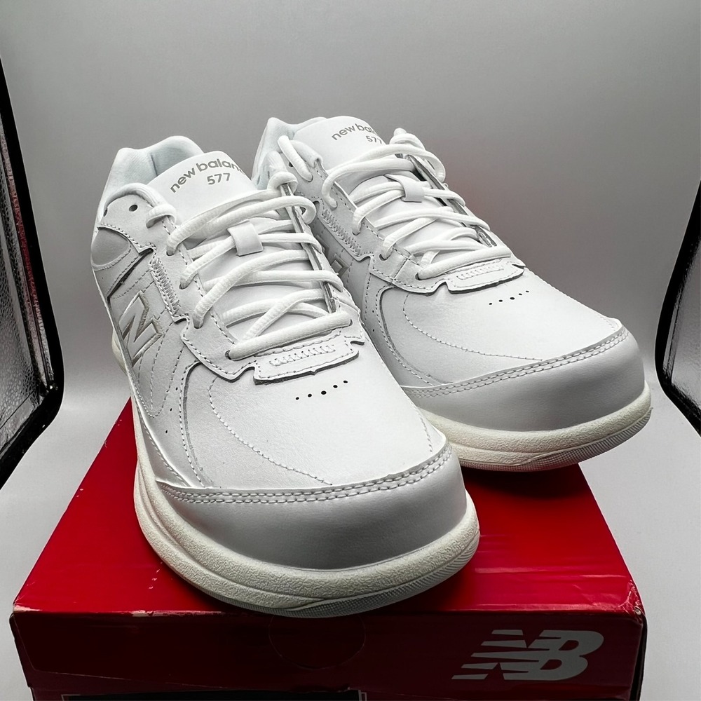 New Balance 577 v1 Walking‎ Shoes Sneaker White Women 9 Men 7.5 Medium New - Picture 3 of 16